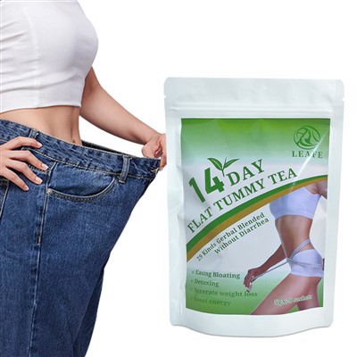 Chá de barriga lisa desintoxicante de 14 dias