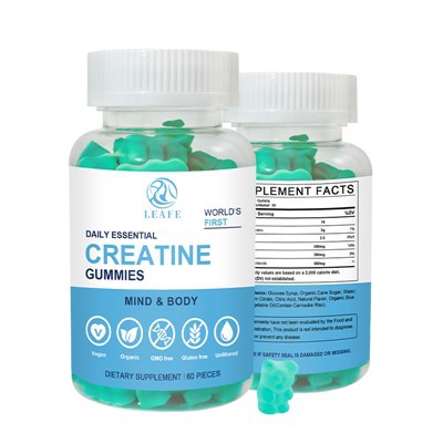 Suplementos de gomas de creatina monohidratada