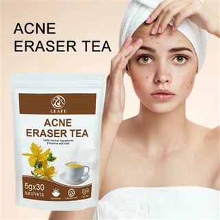 Tratamento de acne com chá de ervas para pele